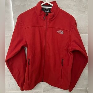 The North Face Men’s Glacier Full-Zip Fleece Jacket – Men’s Medium Red